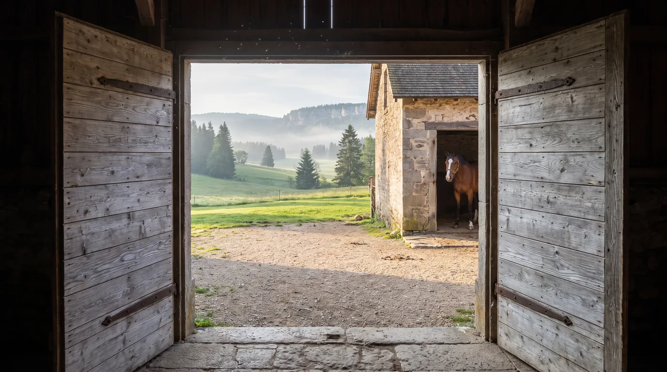 Entrée, Soi Équestre, centre équestre à Albiez-le-Jeune